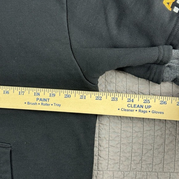 Ariat Sweatshirt Men's Medium Rebar Workman Dually Hoodie Black Gray - Picture 10 of 13